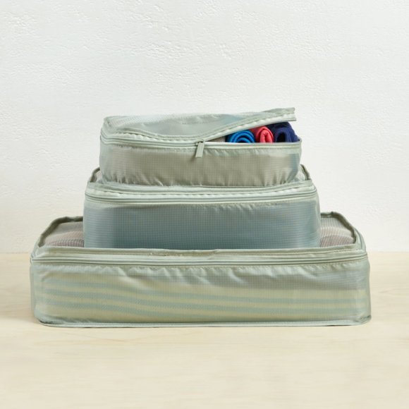 My Tagalongs Handbags - My Tagalongs Three Green Packing Cubes Pods